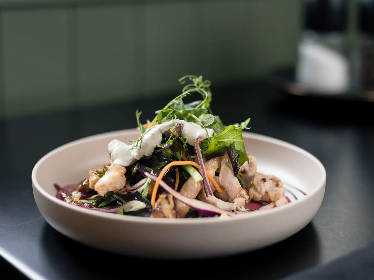 Fresh summer salad bowl